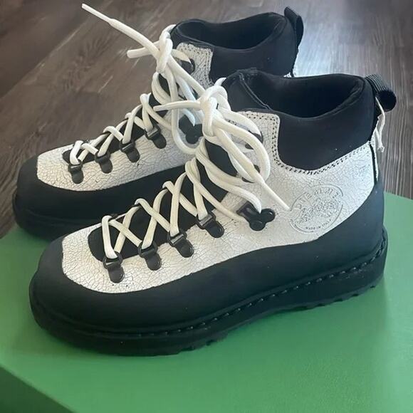 NIB Women’s Diemme Rocco’s vet boots Cracked White 36 / US 6 Utility Grunge Gorp - Picture 7 of 11